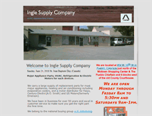 Tablet Screenshot of inglesupply.com